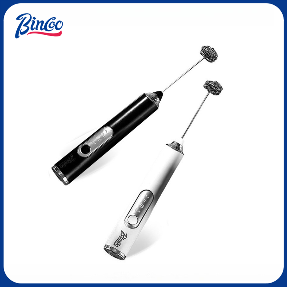 Electric Milk Frother Handheld - Montalatte digitale portatile Bincoo, miscelatore elettrico
