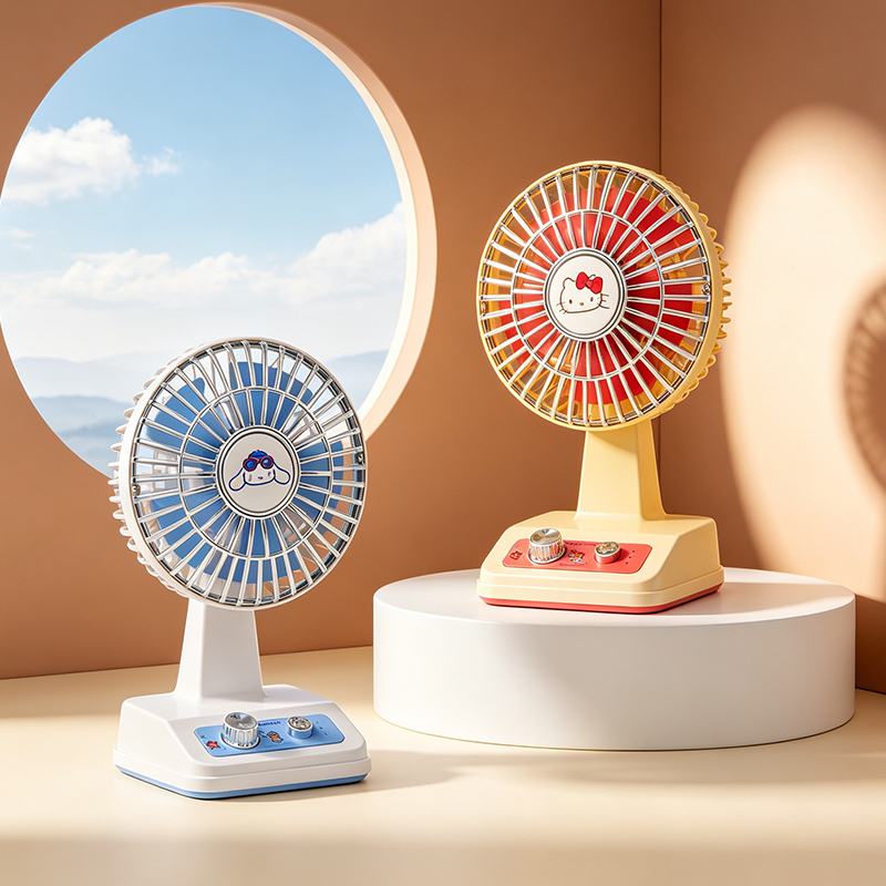 Portable Blender Usb Rechargeable - MINISO Sanrio Cinnamoroll Ventilatore da tavolo